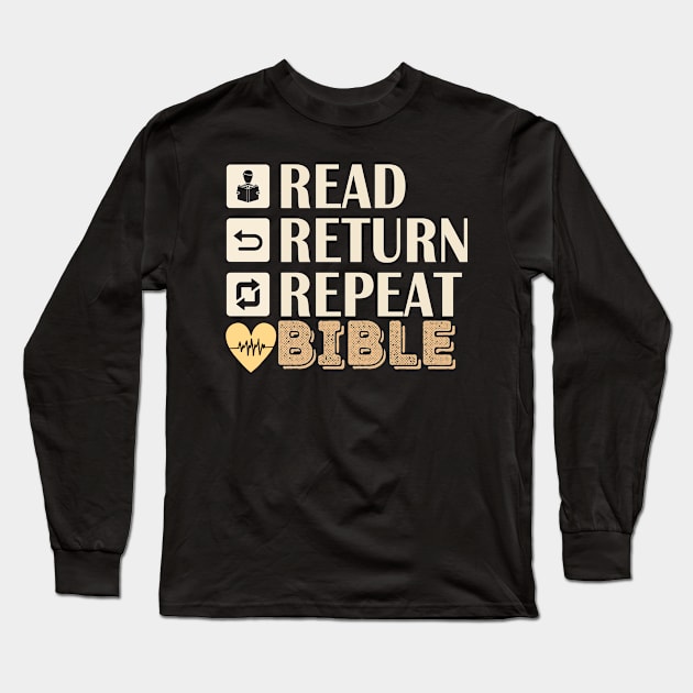 Bible lover Design Long Sleeve T-Shirt by Kikapu creations